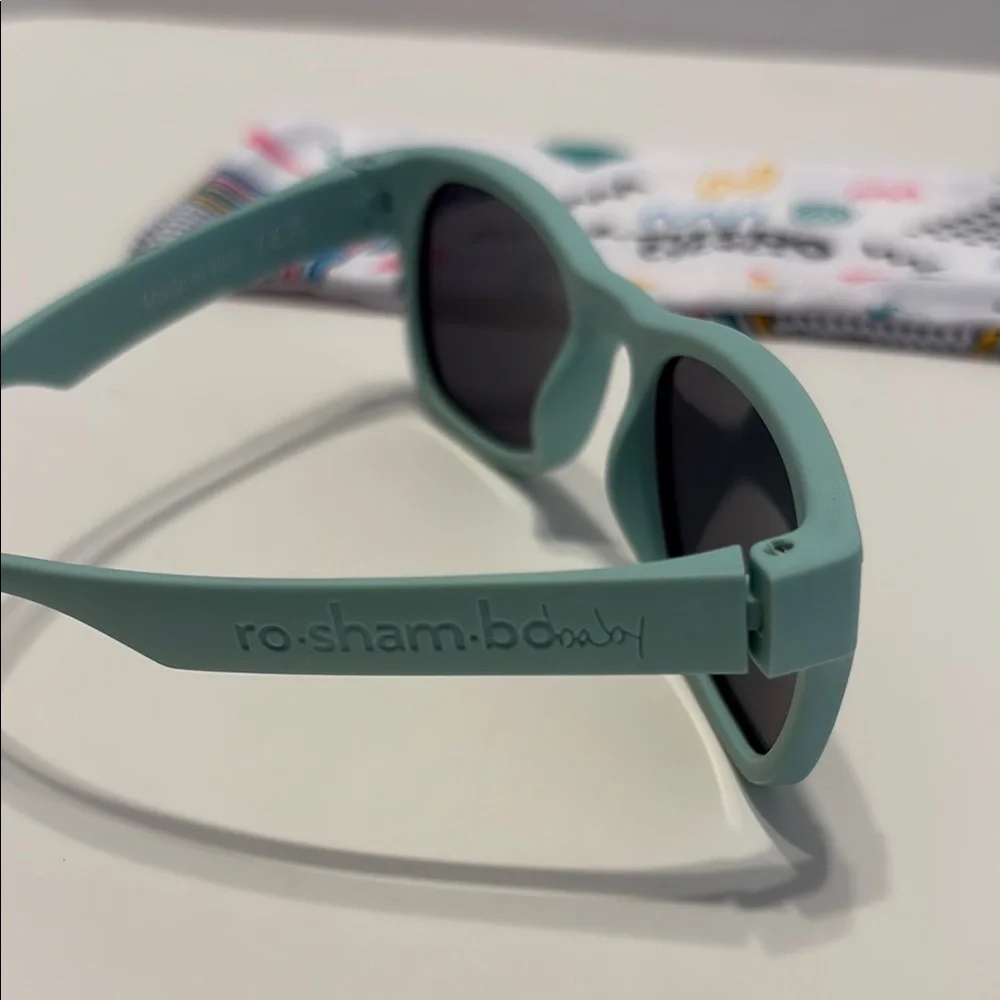 Ruffle Butts Mint Sunglasses with Black Lenses